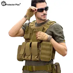 PROTECTOR PLUS Chaleco Táctico MOLLE Portaplacas Airsoft
