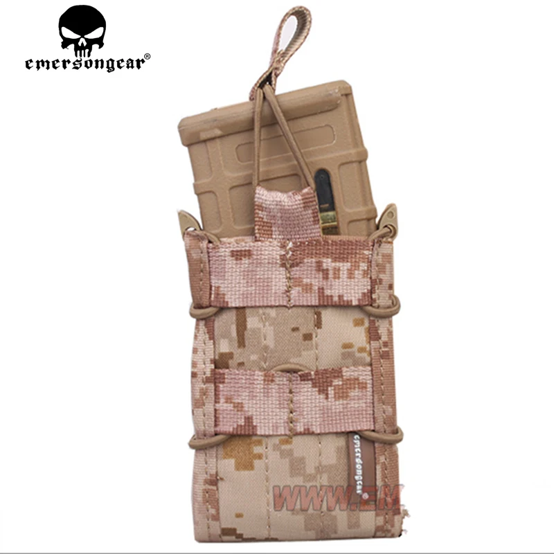 NUEVA bolsa para revista individual Airsoft de caza MOLLE EMERSON EM6345 caqui marrón negro - imagen 4