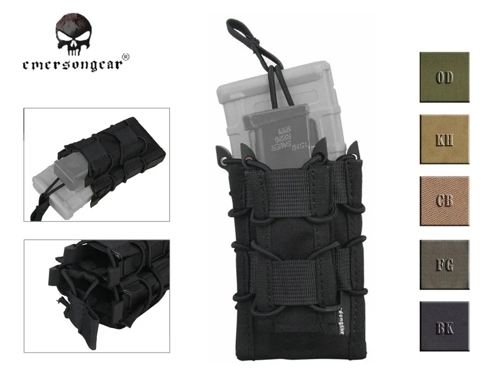 Emersongear bolsa táctica para revistas de dos pisos caza EM6346