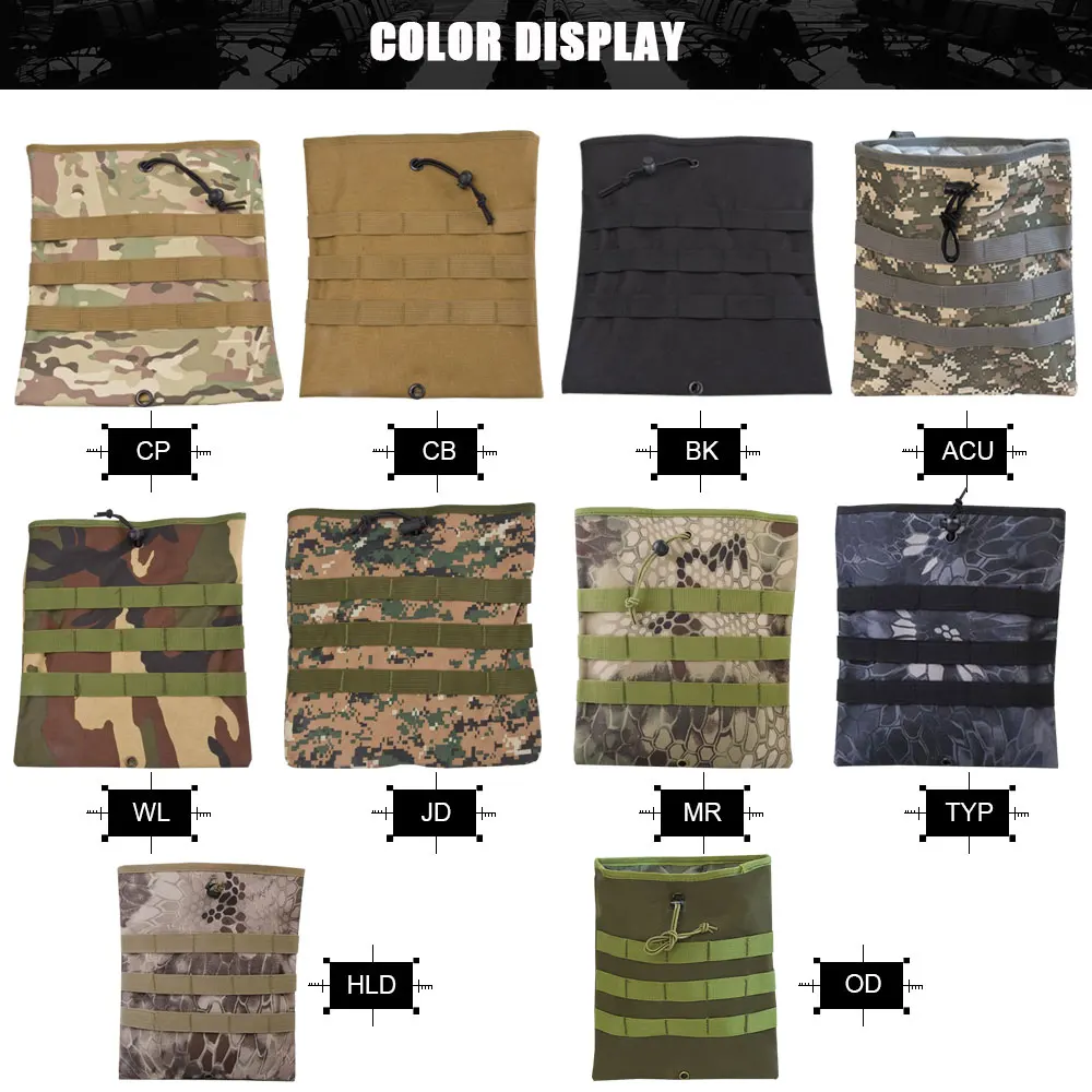 Bolsa deportiva Molle Army de gran capacidad, bolsa táctica militar, Airsoft, Paintball, caza, plegable, Mag, recuperación, cinturón - imagen 2