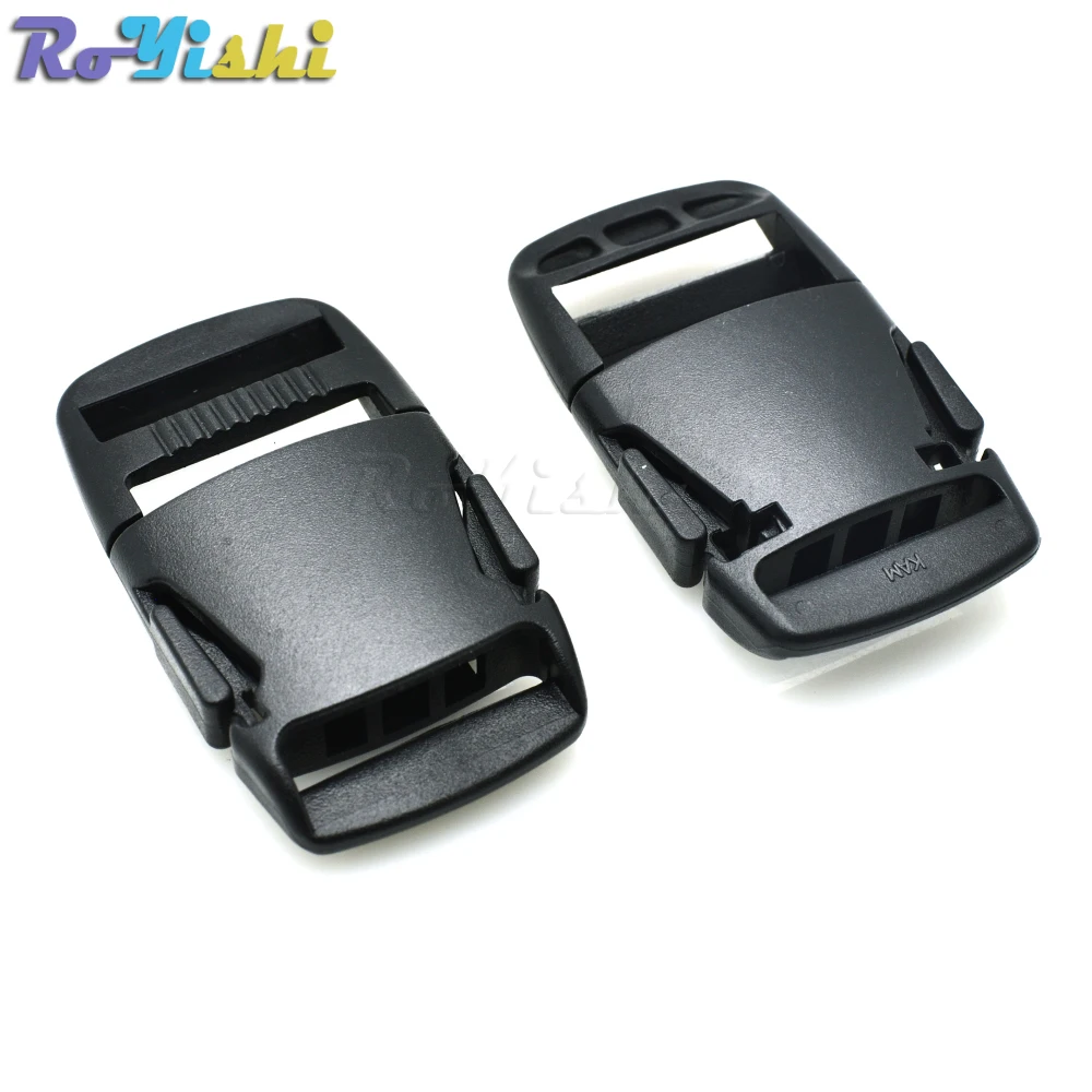 Hebilla de Liberación lateral de plástico para mochila, correas de equipaje, bolsa de deportes al aire libre, 100 unids/paquete - imagen 5