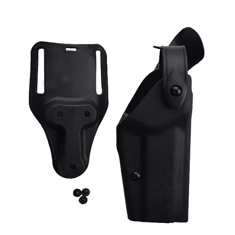 Colt 1911 Funda de cuero militar táctico mano derecha equipo de caza pistola de aire Color bala pistola caída rápida con Funda de cuero - imagen 2