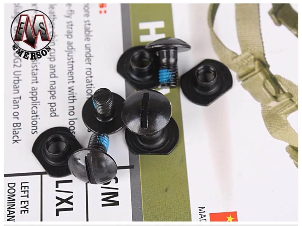 Emersongea-sistema de protección táctica para equipo de casco con accesorio de nailon y abs en forma de H para revestimiento de esfera de paintball - imagen 4