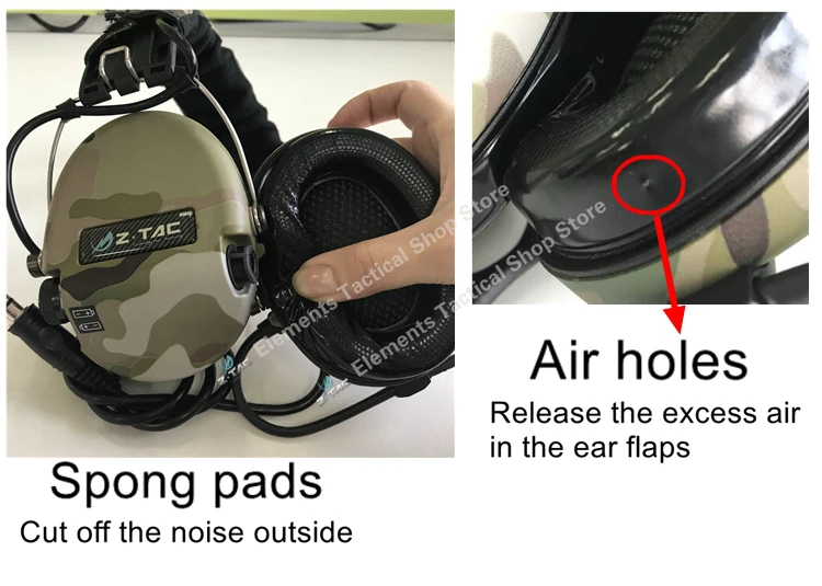 Auriculares Tácticos - Detalle final