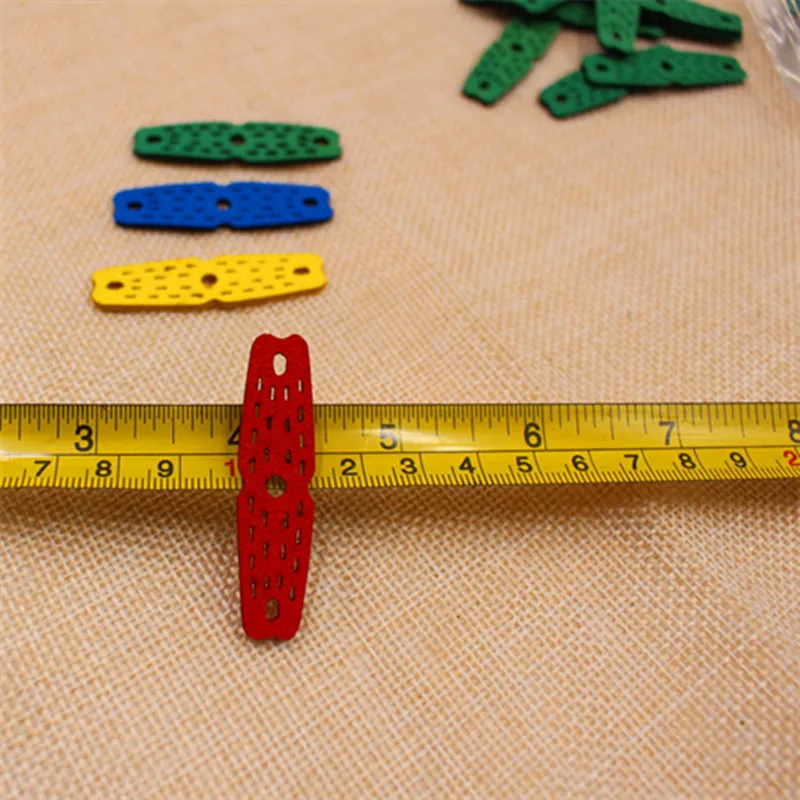 Bolsas de tirachinas de cuero de microfibra para caza, accesorios con agujero central para catapultas al aire libre, 20 unidades - imagen 5