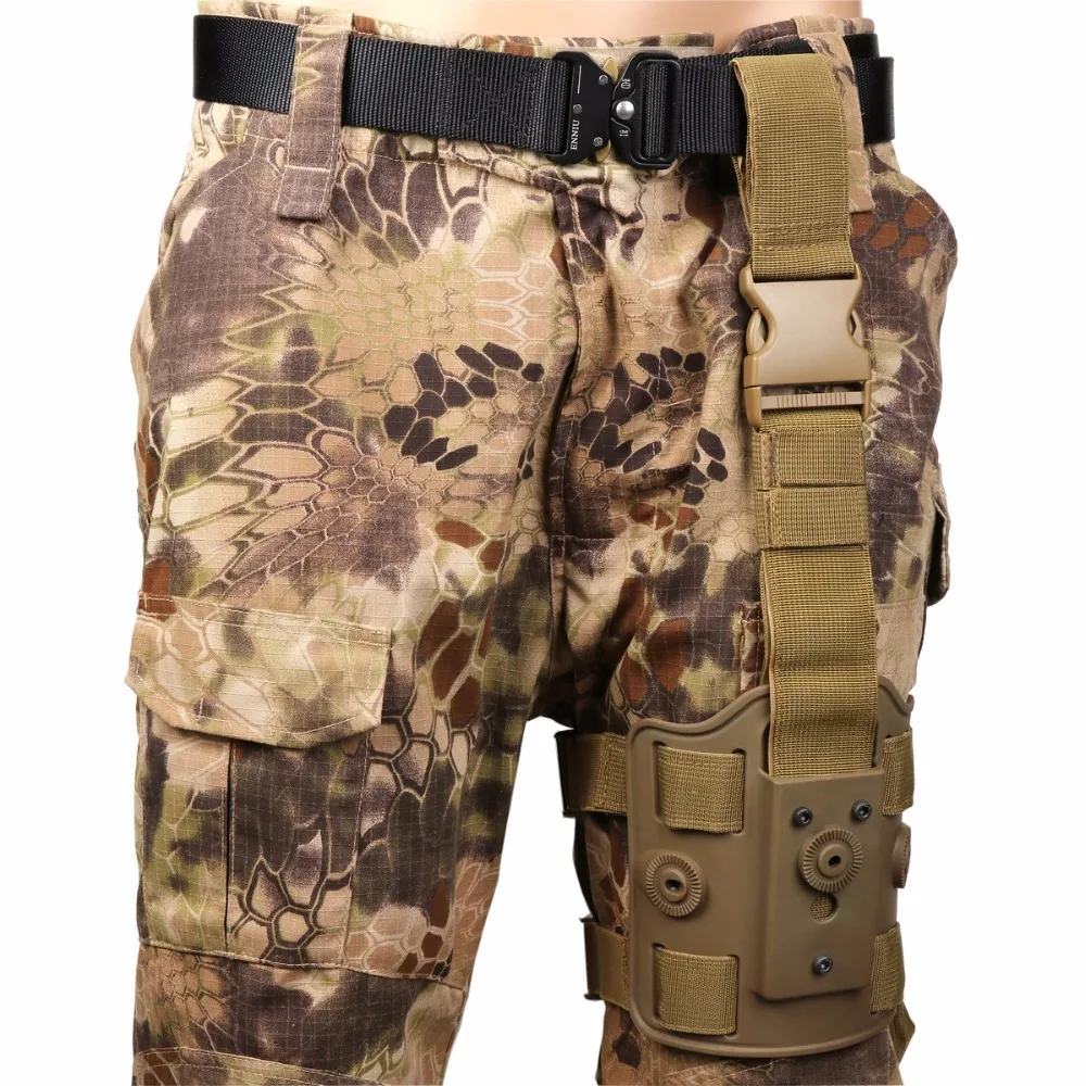 Funda táctica para pierna de pistola, plataforma de paleta, accesorios de caza al aire libre, adaptador de funda para fried, funda para pierna