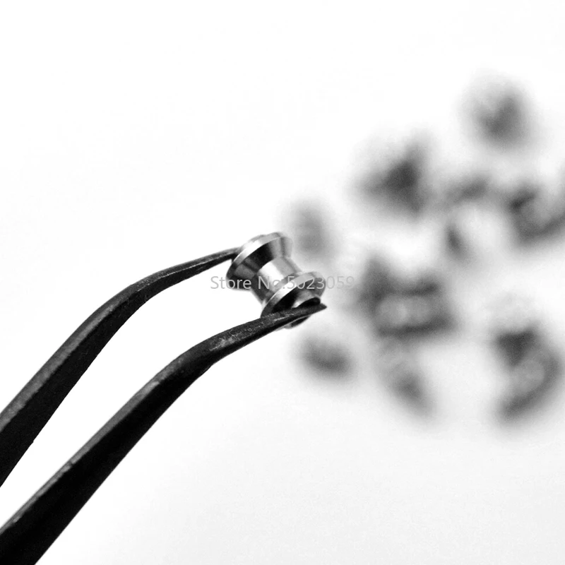 2 piezas DIY cuchillo plegable soporte eje tornillo cuchillo plegable Backspacer herramienta de separación accesorios de fabricación tornillos - imagen 5