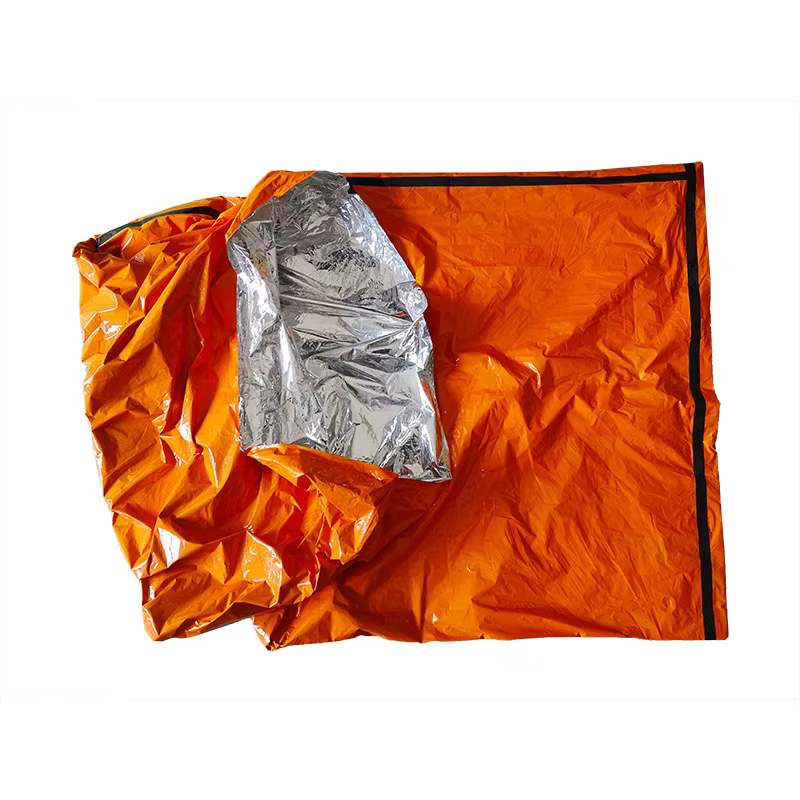 Saco de dormir de emergencia portátil, manta térmica de supervivencia Bivvy, primeros auxilios para acampar al aire libre, senderismo y aventura - imagen 3