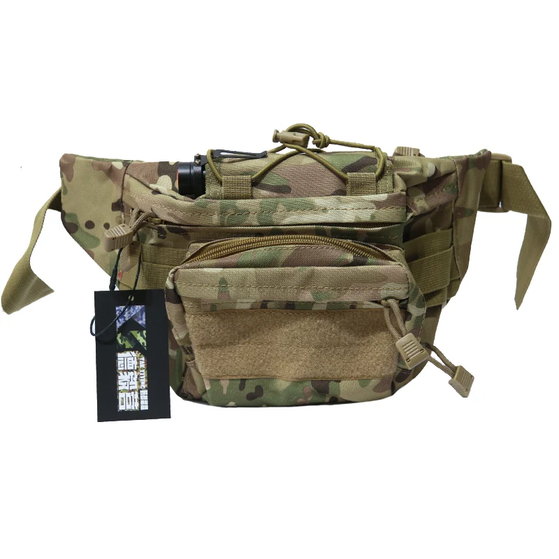 TAK YIYING Molle caza cinturón bolsa riñonera bolsa al aire libre Camping senderismo correr bolsa deportiva - imagen 2
