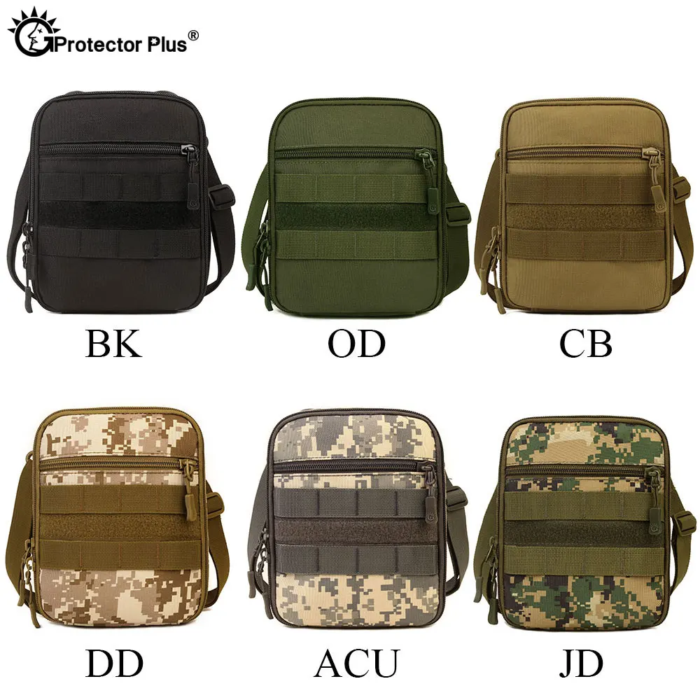PROTECTOR PLUS Molle bolsa táctica 6 pulgadas bolsa para teléfono móvil caza deporte al aire libre senderismo viaje riñonera Nylon portátil - imagen 5