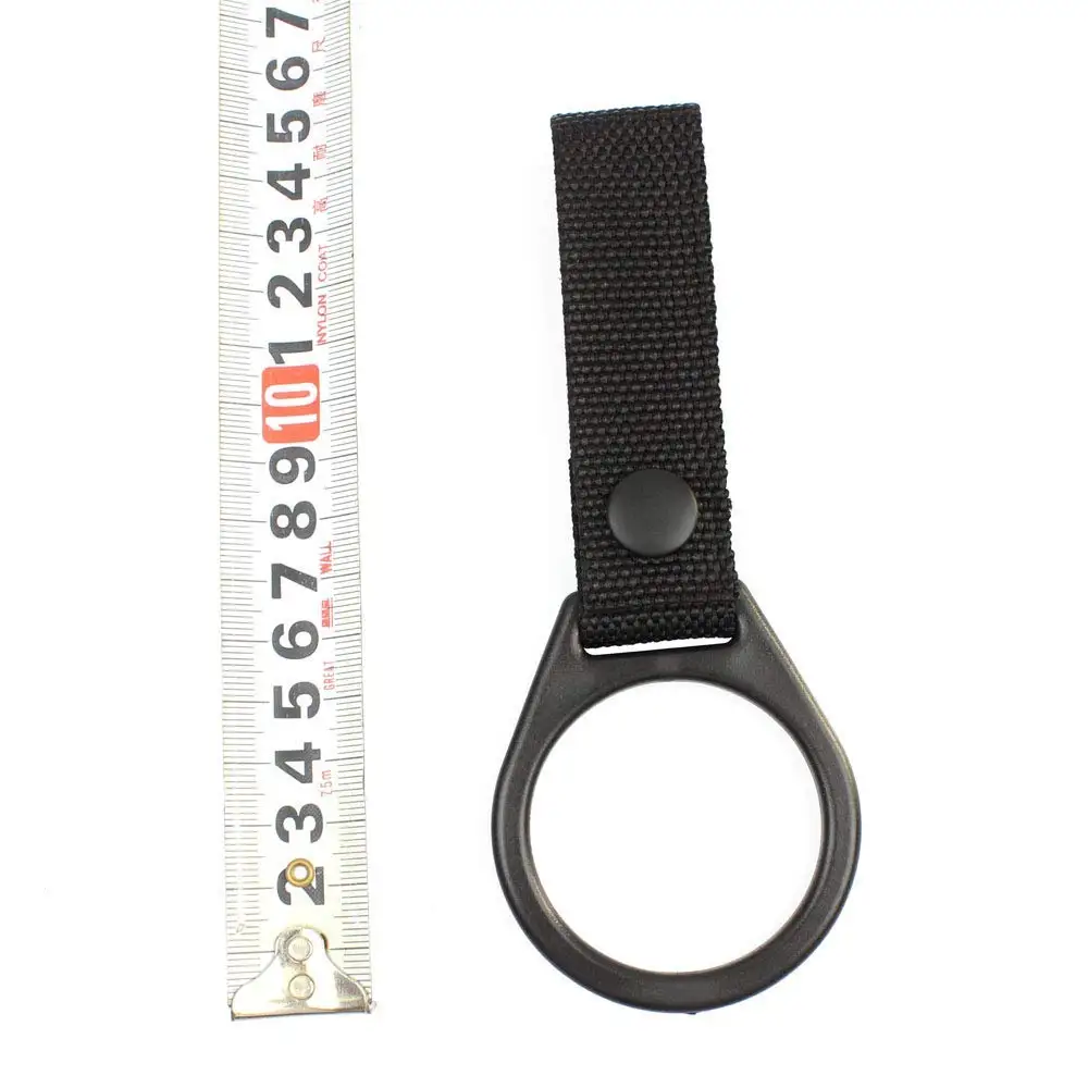 ROCOTACTICAL soporte de anillo de bastón, tejido de baloncesto, soporte de linterna celular D/C para cinturón de servicio, estilo deslizante - imagen 2