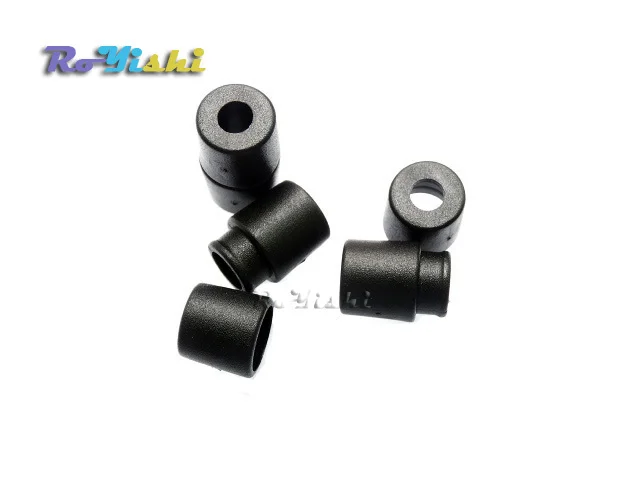 Conectores de barril Pop separadores de seguridad de cordón negro para Paracord y cordones de cinta, hebillas de plástico, 50 unids/lote por paquete - imagen 2