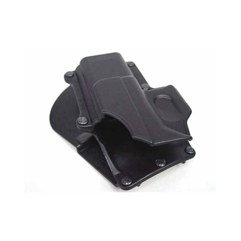 Funda táctica para pistola Airsoft, juego de funda y bolsa Mag para Glock 19/23/25/28/32, funda negra para diestros y bolsa para revistas - imagen 4