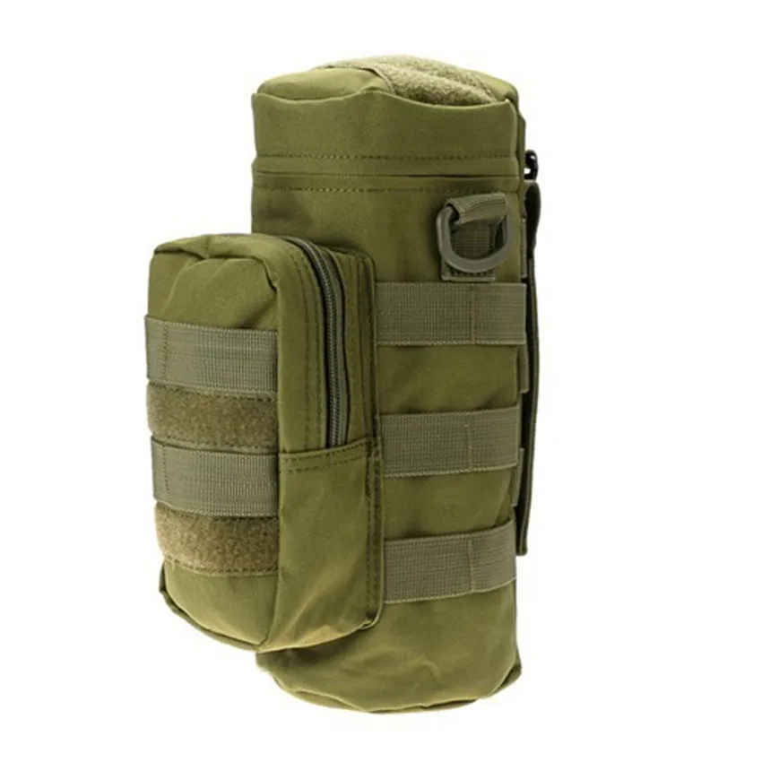 Botella de agua de camuflaje para deportes al aire libre, soporte de agua resistente al calor, hervidor de agua duradero para caza y pesca, riñonera de agua de jungla - imagen 3