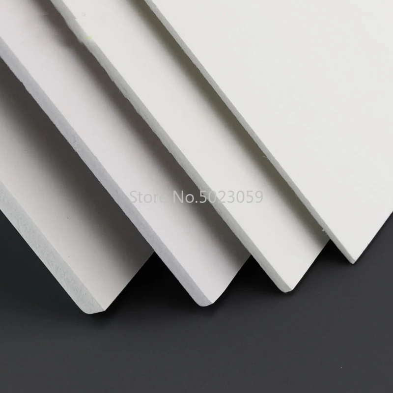 Tablero de espuma de PVC blanco, material hecho a mano para hacer modelos, tablero plano de plástico para materiales de modelo de construcción DIY, 300x200mm - imagen 5