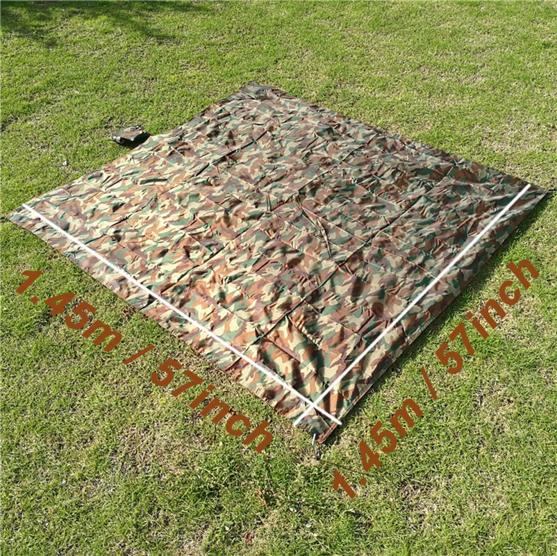 Esterilla para acampar con bolsillo al aire libre, impermeable, a prueba de humedad, plegable, ultraligera, para playa, viaje familiar, Picnic - imagen 3