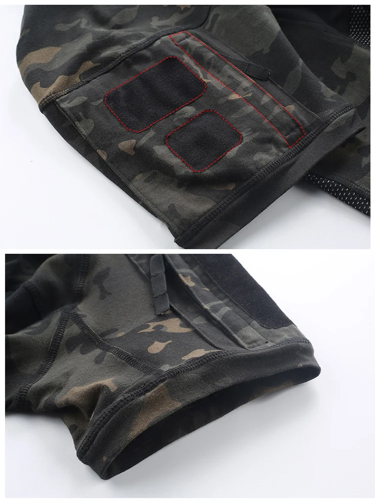 Camiseta MEGE para hombre, camiseta táctica de soldados de rana de verano, camiseta de fuerza, camiseta de camuflaje de manga corta - imagen 4