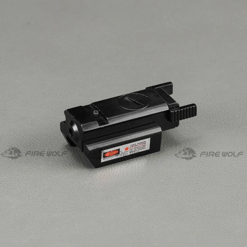 Mira láser táctica de punto rojo para caza compacta, con interruptor de presión, montaje en riel Picatinny de 20mm, Super Lazer - imagen 2