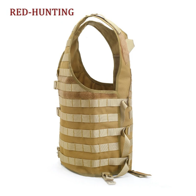 Chaleco Modular militar Molle con bolsillo de hidratación de malla oculta, conjunto de pecho Modular táctico para exteriores - imagen 4