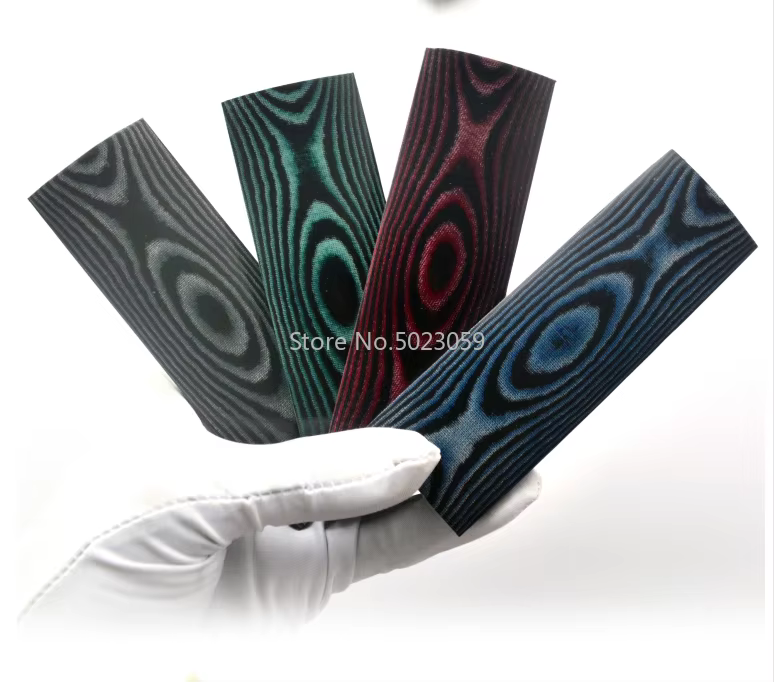 1 pieza de Material de mango de cuchillo, tablero de capa intermedia de parche de mango de Micarta para mango de cuchillo DIY, suministros para manualidades 120X40X8MM - imagen 2