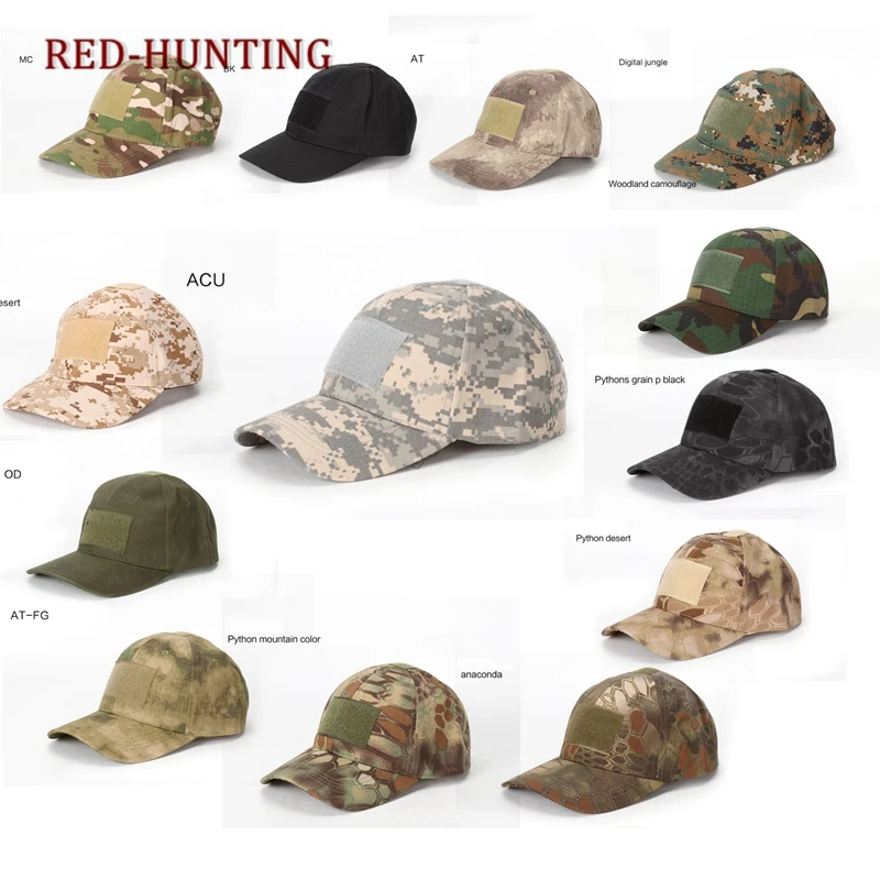 A-TACS de caza FG AU, gorra de béisbol táctica de camuflaje, Marpat, Mandrake, Multicam, tropical, color negro, para turismo y acampada - imagen 2