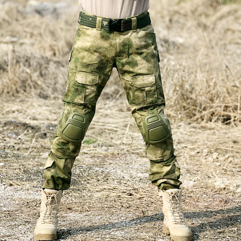 MEGE Rapid Assault pantalones con rodilleras, ropa táctica de camuflaje, pantalones de combate cargo - imagen 5