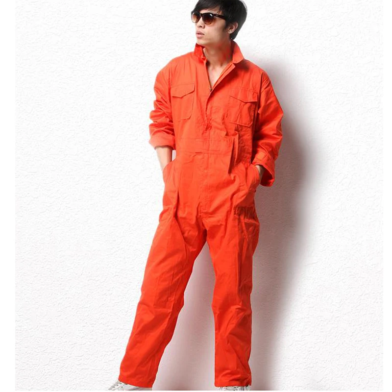 Monos de trabajo para hombre y mujer, mono protector con tirantes para reparador, pantalones, uniformes de trabajo, monos de talla grande 100% de algodón - imagen 4