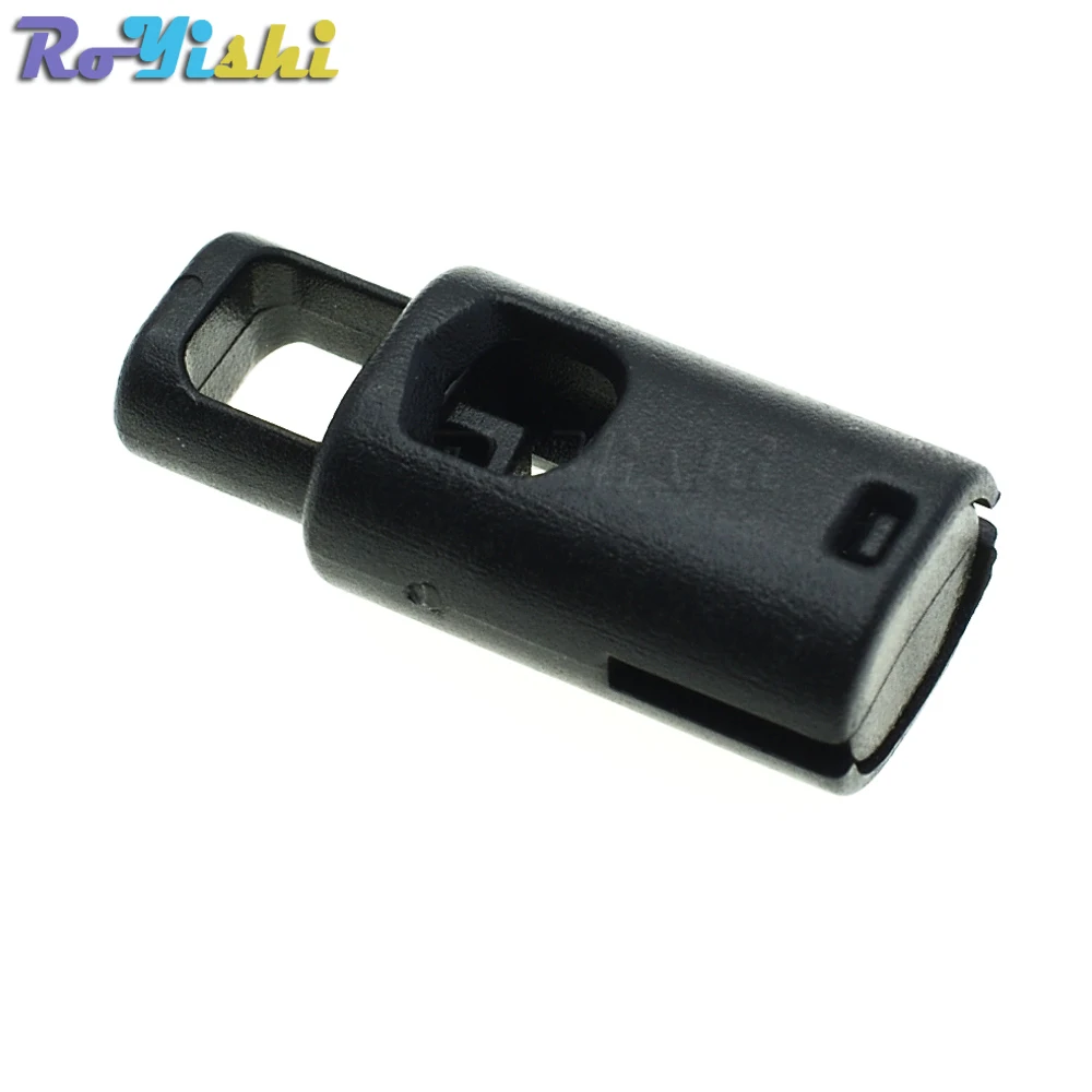 Tapón de bloqueo de cordón de plástico, Clip de palanca de cilindro para accesorios de ropa, 10 unids/paquete - imagen 4