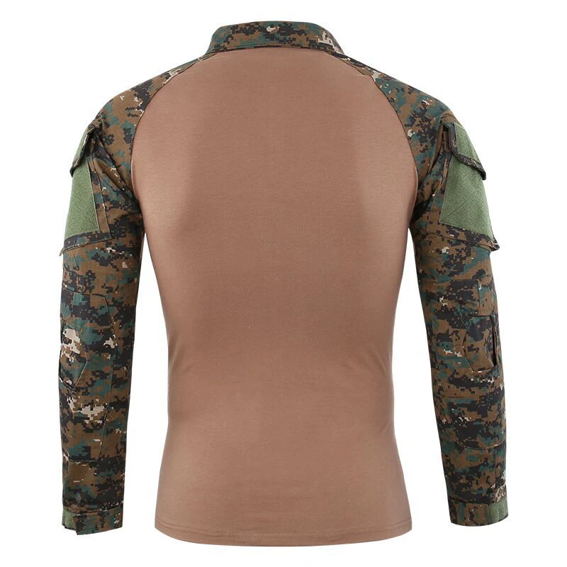 Nueva camisa de combate Tatico militar americano, ropa táctica del ejército Multicam, uniforme, camisa, pantalones y traje con rodillera - imagen 4