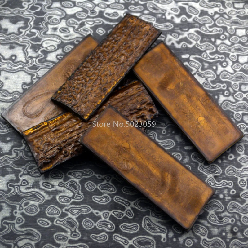 Material de resina POM antideslizante para MANGO de cuchillo DIY, agarre de cortador, Material de fabricación, parche de mango de cuchillo, 2 piezas - imagen 3