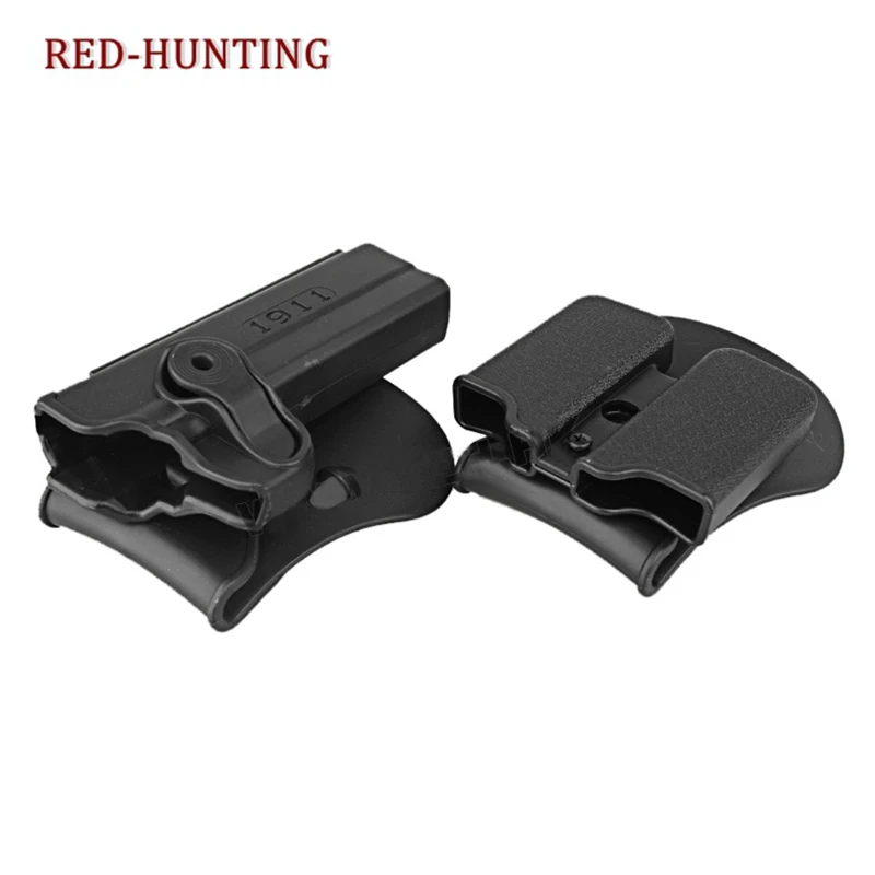 IMI Gun Holster Colt 1911 Magazine Pouch Double Mag Holster Case Tactical Gun Holster for 1911 - imagen 3