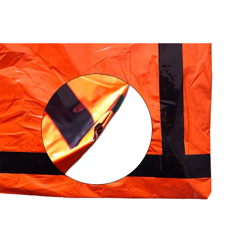 Saco de dormir de emergencia portátil, manta térmica de supervivencia Bivvy, primeros auxilios para acampar al aire libre, senderismo y aventura - imagen 5