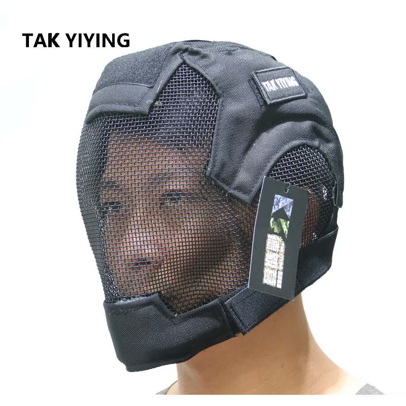 TAK YIYING máscara facial de acero para paintball y airsoft - imagen 5