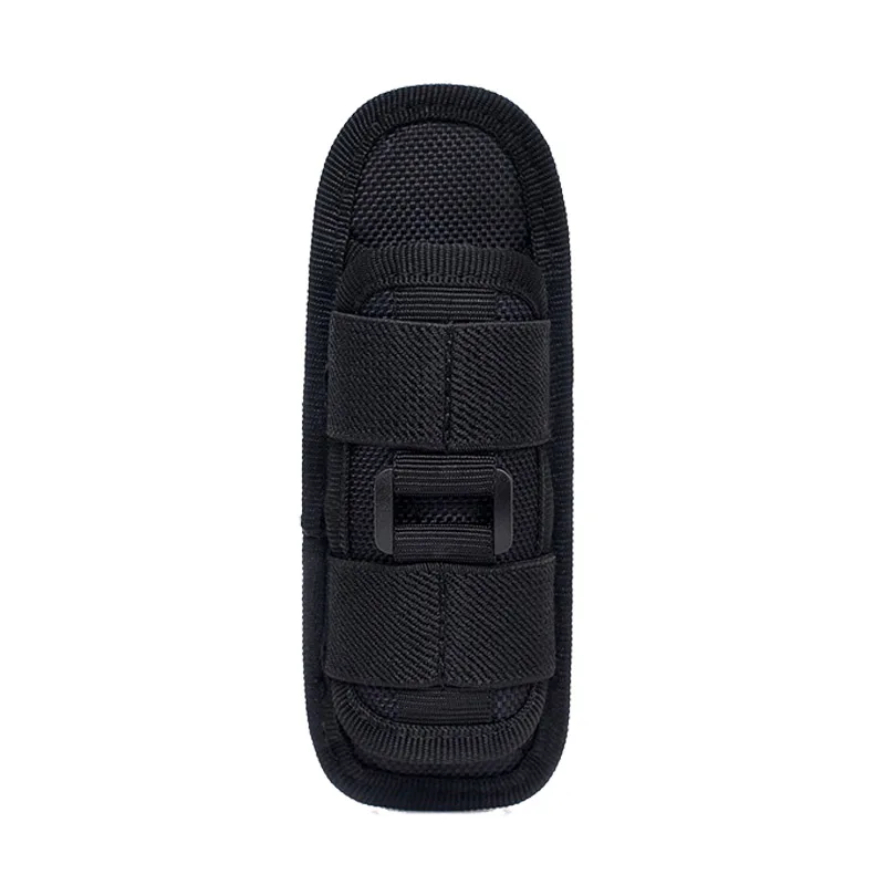Funda de nailon para linterna táctica, funda de transporte para cinturón, bolsa para linterna, bolsa de entrega para deportes al aire libre, bolsa de accesorios de caza - imagen 2