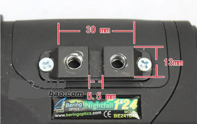 Hunintg-Instrumento táctico de visión nocturna de un solo tubo, RG-55, soporte especial para brazo, J, G-120 - imagen 4