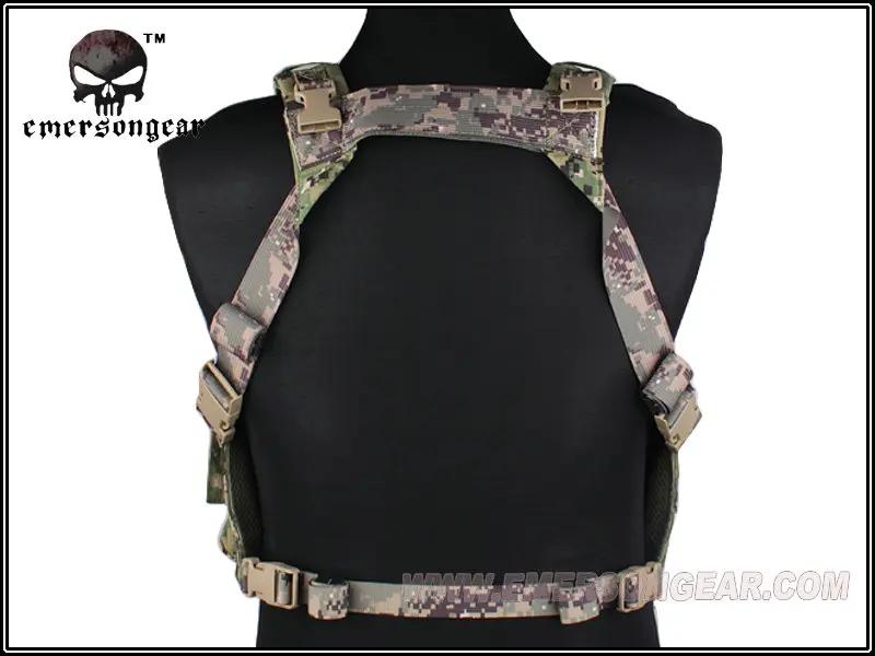 Emersongear-Chaleco de combate militar LBT1961K estilo 7,62, aparejo de pecho táctico, AOR2, EM2978B - imagen 4