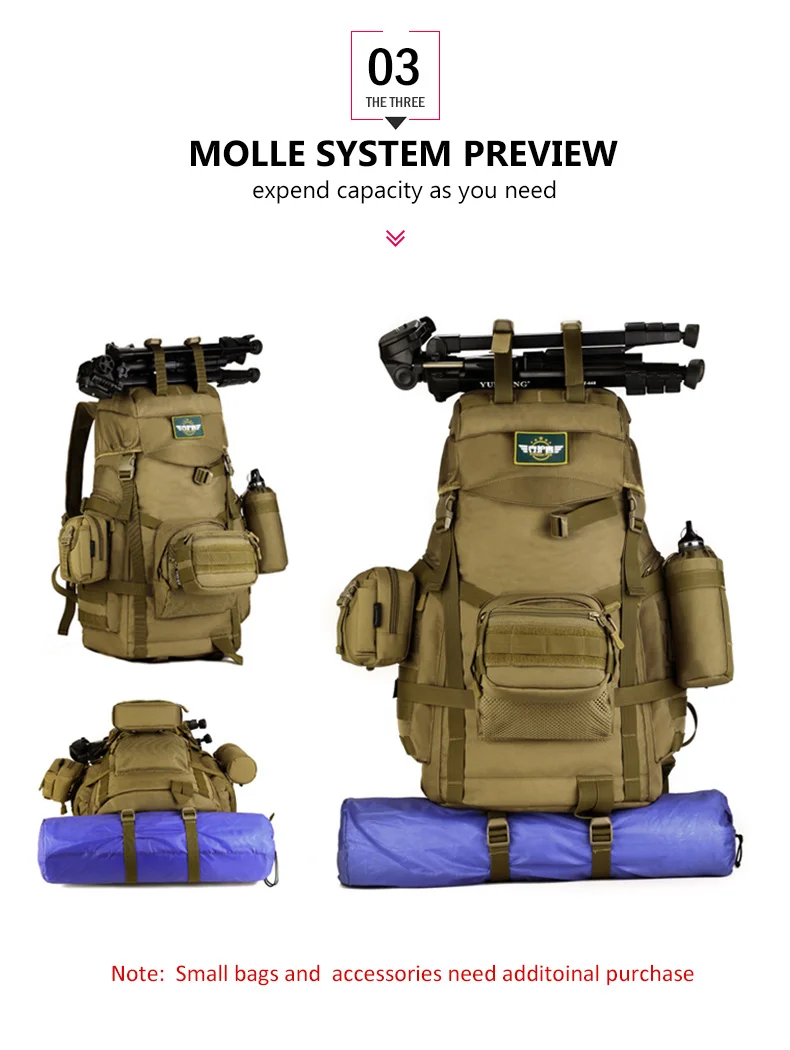 Mochila Táctica - Detalle final