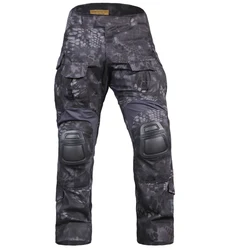Kryptek Typhon G3 Pantalones tacticos con rodilleras para Airsoft