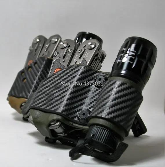 Material de cuchillo Diy de 300x300mm, fabricación de cuchillos, funda K Kydex K200, placa de plástico caliente de fibra de carbono, símbolo de hojas de arce Python - imagen 5