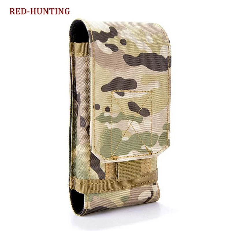 Funda militar de 5,5 pulgadas para teléfono móvil, funda de cintura para correr, cinturón táctico Molle para caza, bolsa de almacenamiento para teléfono - imagen 2