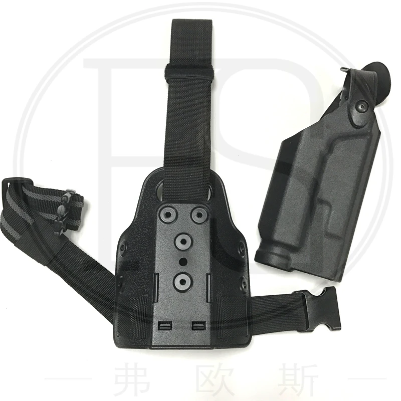 Funda para pistola derecha Colt 1911 con linterna para tiro al aire libre y fundas para patas de pistola de caza - imagen 3