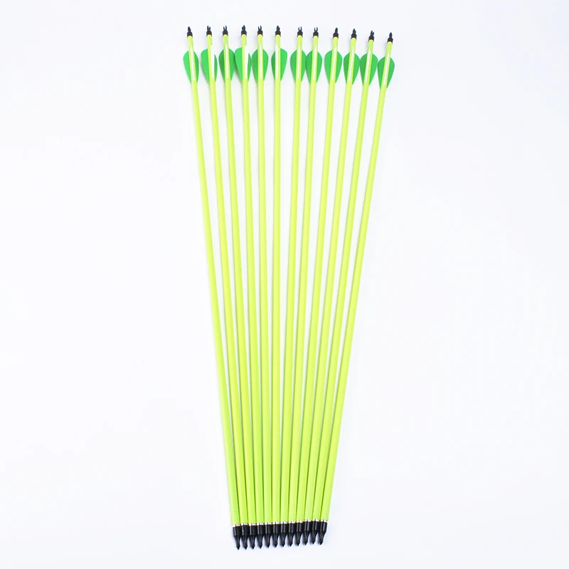 12 Uds. Pernos de flecha de carbono de 30 pulgadas arco compuesto de caza ID6.2 columna vertebral 500 + 6 uds LED iluminado tiro con arco Nock suministros de tiro con arco duraderos - imagen 3