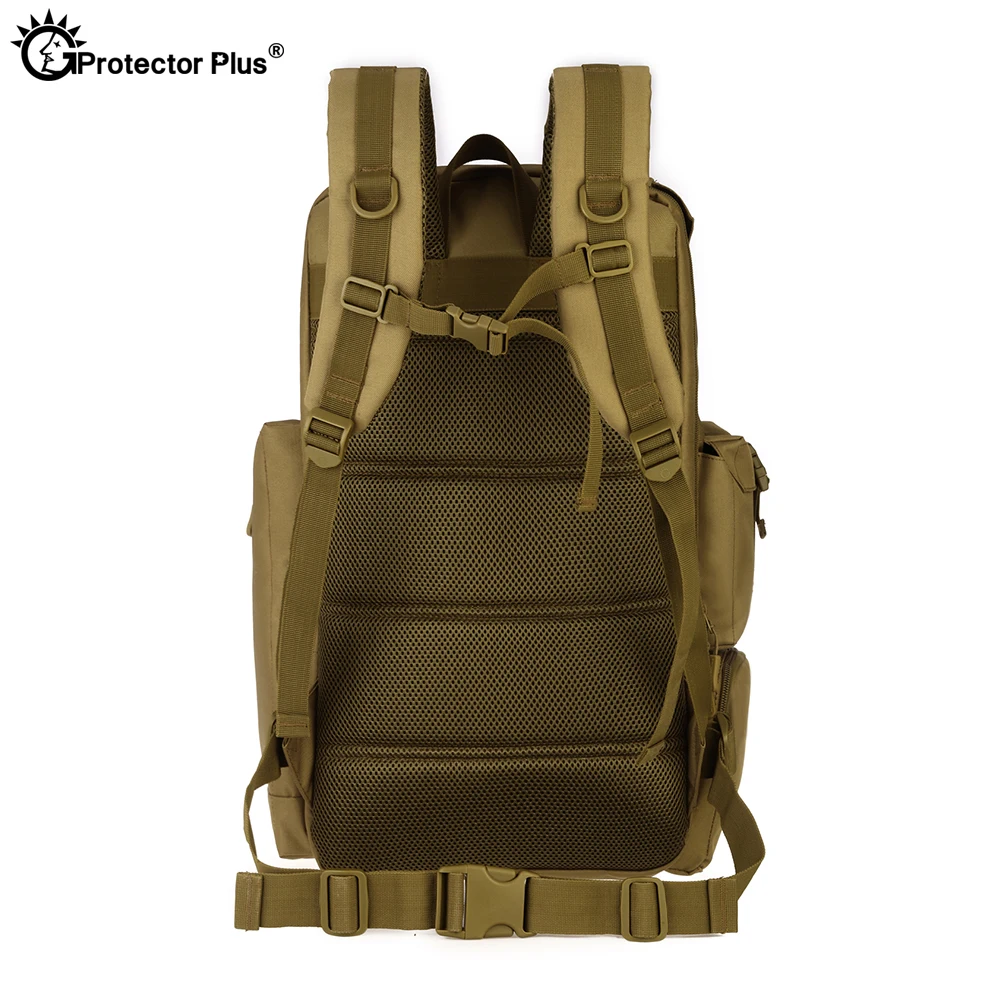 PROTECTOR PLUS Mochila táctica de caza, bolsa de ordenador de camuflaje para escalada al aire libre con almacén de zapatos, duradera, Unisex, 40L - imagen 2