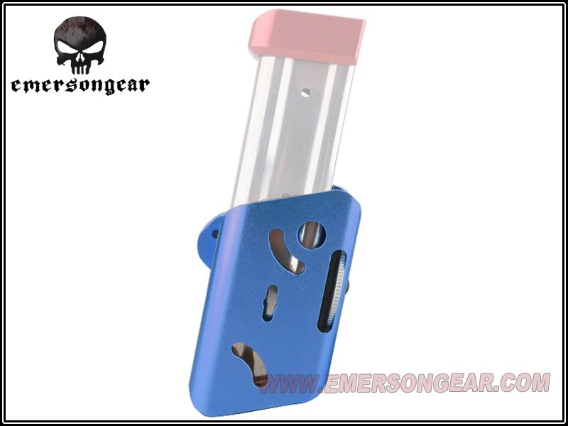 Bolsa para revistas CNC Airsoft Aluminio IPSC, rotación de 360 grados, Glock Hi-CAPA BD6280 - imagen 2