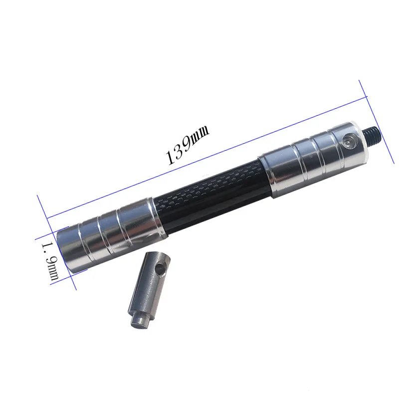 Sistema estabilizador de carbono para arco de 5 pulgadas, estabilizador para arco recurvo y compuesto, para deportes de caza y Tiro - imagen 3