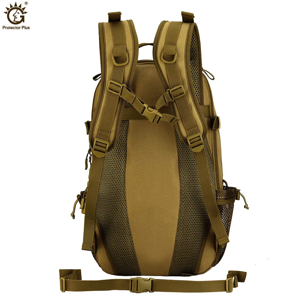 Mochila táctica militar de 35L, mochila de nailon para deportes al aire libre, Camping, senderismo, bolsa de camuflaje - imagen 3