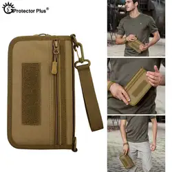 Cartera táctica camuflaje nailon con sistema MOLLE