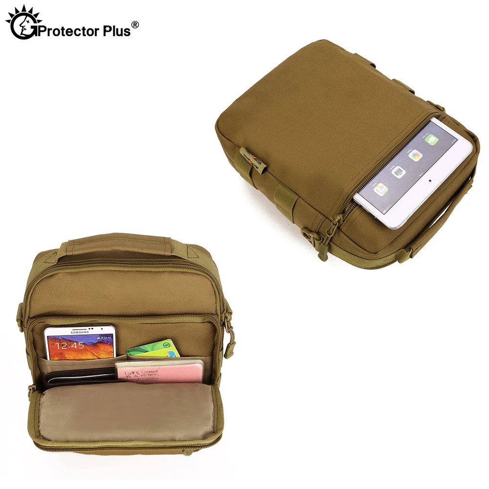 Bolso cruzado táctico para hombre, bandolera de hombro impermeable para deportes al aire libre, bolsa pequeña de viaje y caza, PROTECTOR PLUS - imagen 3