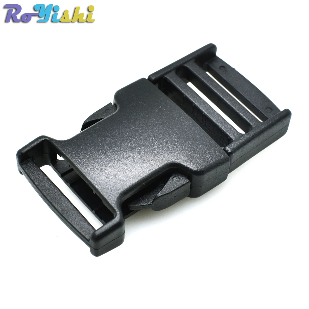 500 unids/paquete de correas de 1 "(25mm), hebilla lateral de dos tiempos de plástico para mochilas tácticas, bolsas de Camping - imagen 3