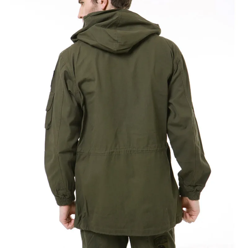 Chaqueta militar fina para hombre, abrigo cortavientos táctico de camuflaje transpirable, para deportes al aire libre, caza, escalada, senderismo, Primavera - imagen 3